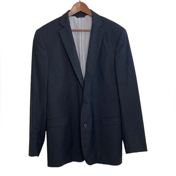 Brooks Brothers Explorer Jacket Men 44L Gray Wool Stretch Blazer Regent Fit - Picture 2 of 14